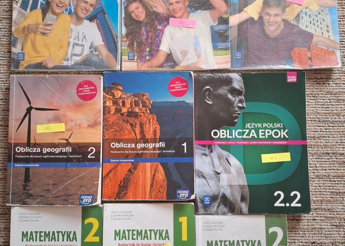 Grajewo ogłoszenia: Sprzedam książki do liceum technikum